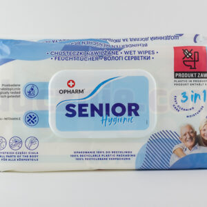 Hygienické vlhčené ubrousky pro seniory 3v1 72ks